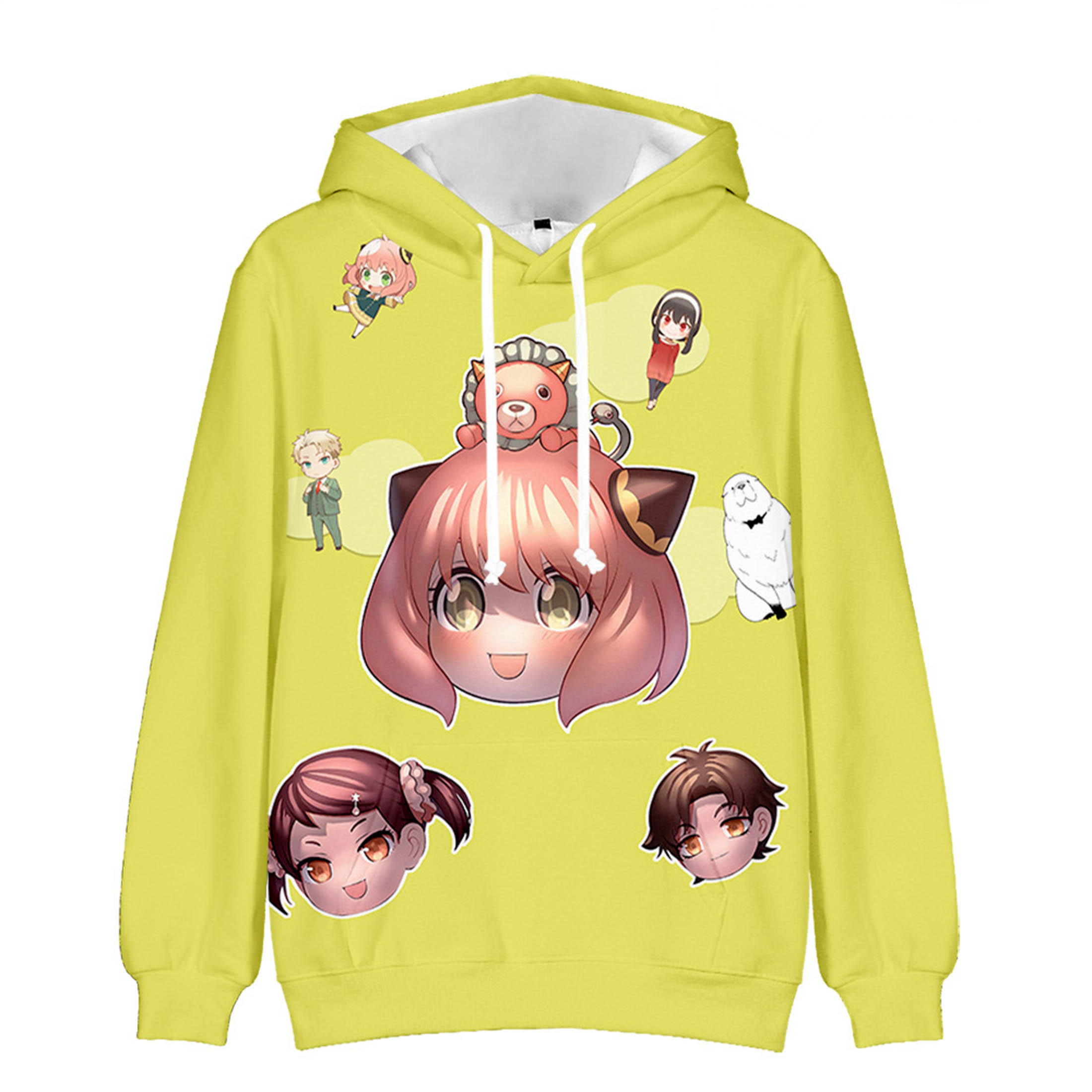 Anime SPY x FAMILY Anya Forger Hoodies Anime Hoodies Long Sleeves Kid Girl  Sweatshirts, Adult 4XL - Walmart.com