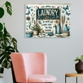 thumbnail image 2 of BCIIG  Rustic Laundry Room Wall Art Laundry Schedule Funny Rules Wall Decor Farmhouse Flower Butterfly Painting Country Laundry Room Sign Pictures Artwork for Bathroom Laundry Room Decor Unframed, 2 of 5