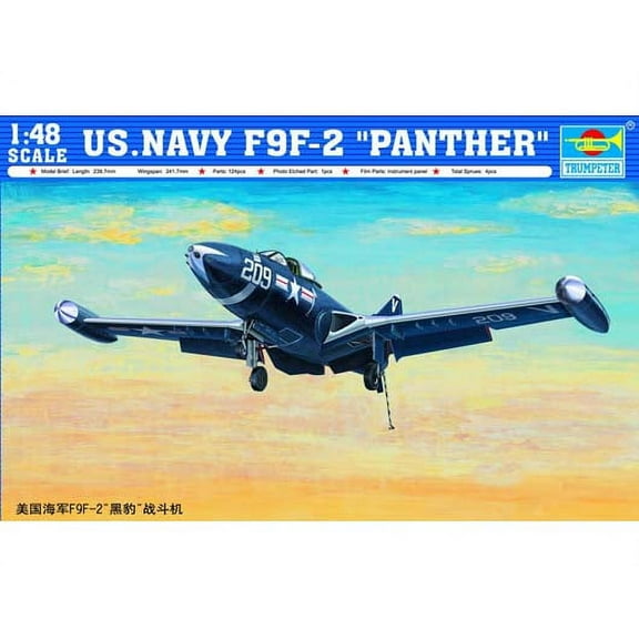 Trumpeter Models U.S. Navy F9F-2 "Panther" New