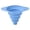 Blue, variant on TINGXIN Gray Food-Grade Silicone Collapsible Funnel (Kitchen Funnel, Funnel), Foldable Space-Saving Heat Resistant Leak-Proof Seal Pouring Spout for Filling Bottles Automotive Laboratory