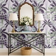 thumbnail image 4 of S4Sassy Peel and Stick Walls Covering, Tropical Banana Tree Print Removable Wall Wrap - Purple Instant Wall Mural for Laundry Room, Closet Interior - Self-Adhesive Wallpaper Vinyl - 25"x120", 4 of 9