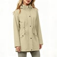 thumbnail image 4 of Girls Waterproof Jacket Coats Long Sleeve Hooded Outdoor Outwear Lining Interchange Jacket, 4 of 8