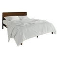 thumbnail image 4 of Castle Place Natural Harmony Wooden King Platform Bed, Walnut, 4 of 10