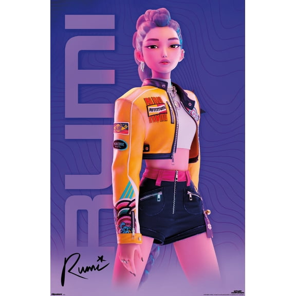 Netflix KPop Demon Hunters (2025) - Huntrix Rumi Solo Wall Poster, 22.375" x 34"