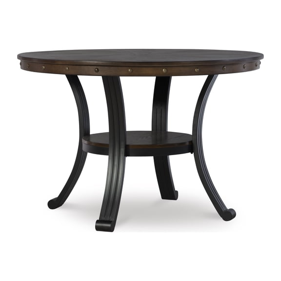 Holloway 45" Round Dining Table, Rustic Umber