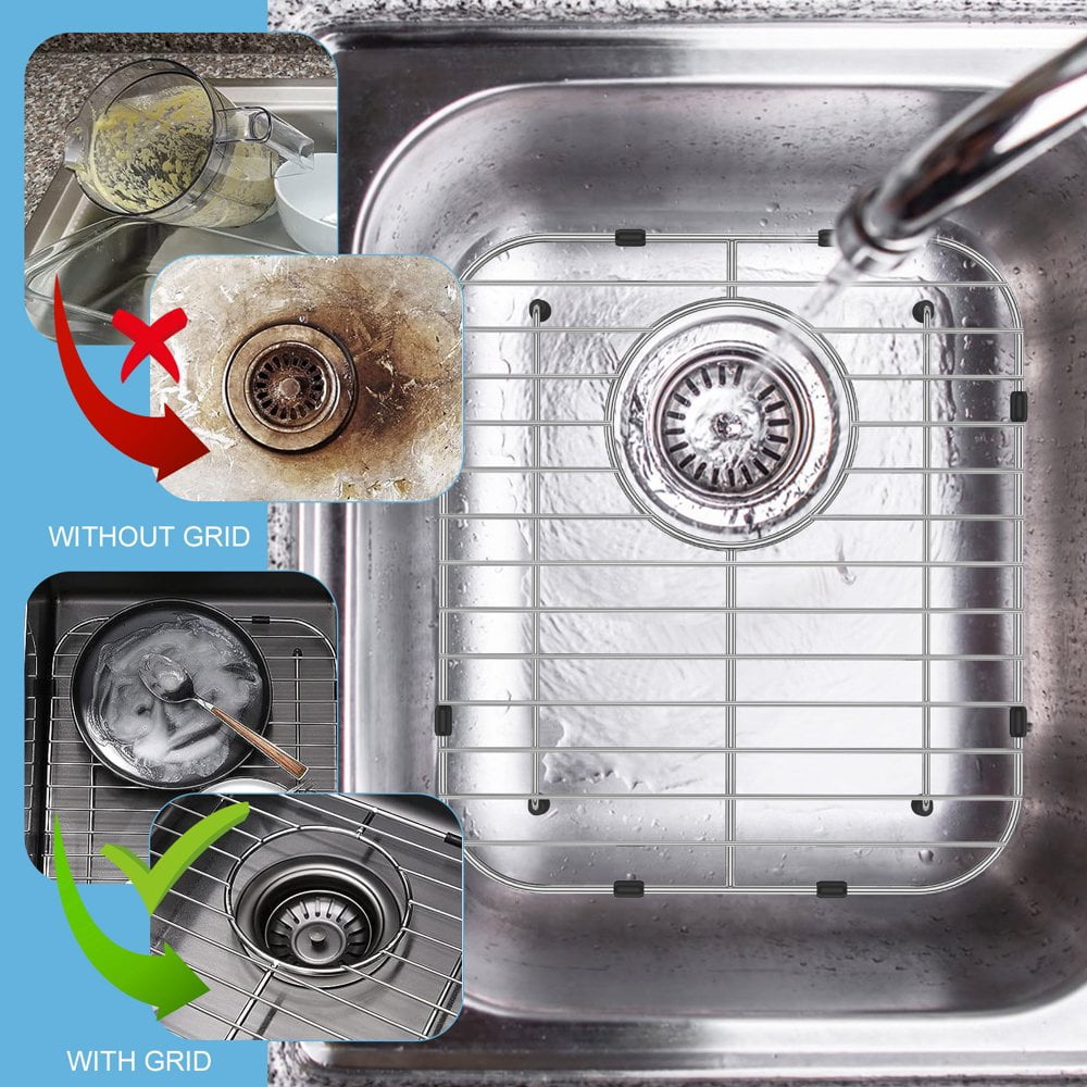 Stufurhome 28 po Évier de cuisine encastré à cuve simple en acier inoxydable de calibre 16 - Canada Stufurhome 28 po Évier de cuisine encastré à cuve simple en acier inoxydable de calibre 16 - Canada