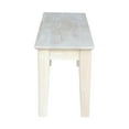 thumbnail image 3 of International Concepts Be-47S Shaker Style Dining Bench, Ready To Finish, 3 of 6