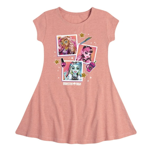 Monster High - Polaroid Pictures - Toddler & Youth Girls Fit & Flare Dress