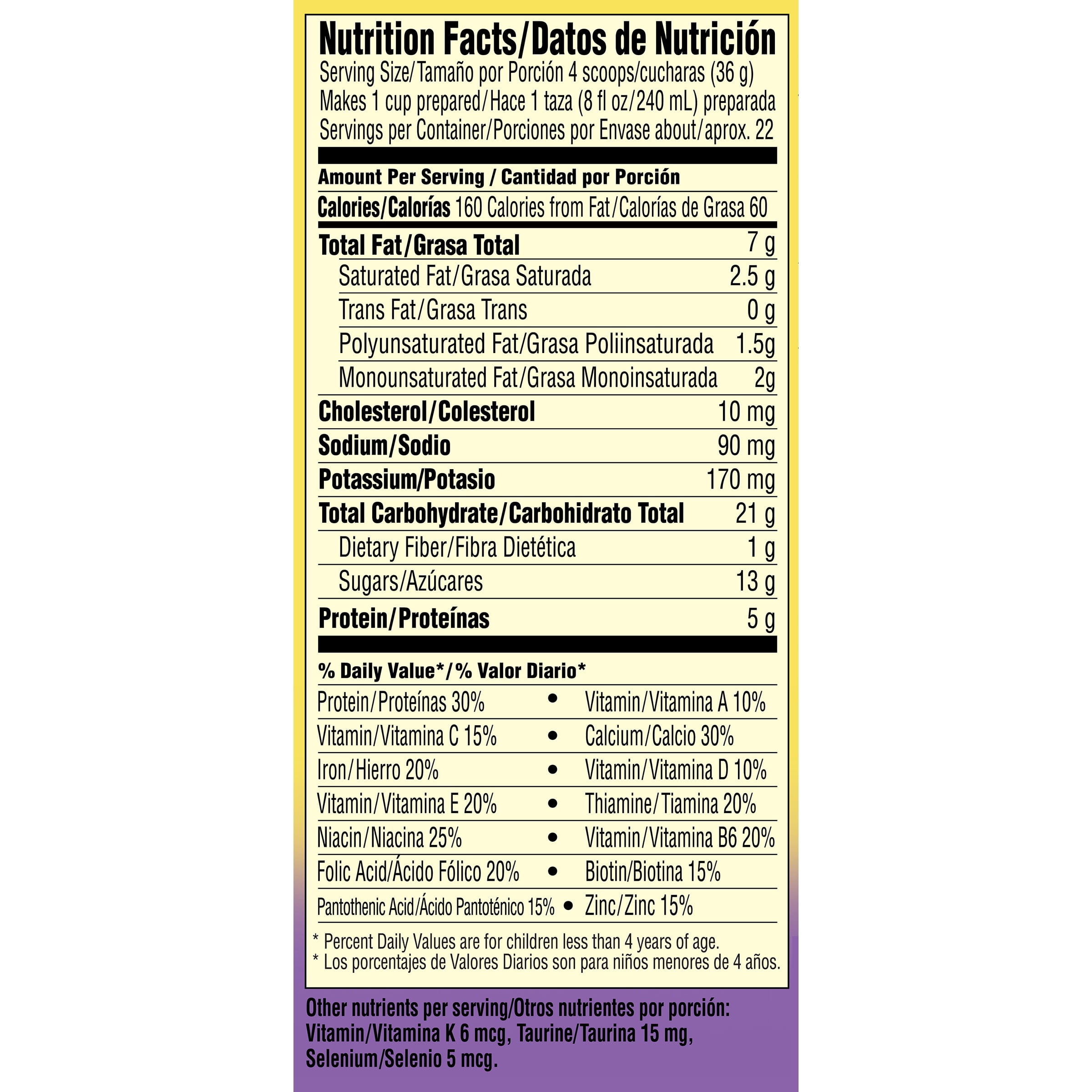 Nido Milk Nutrition Label Bios Pics