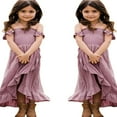 thumbnail image 4 of MesaSe Family Matching Off Shoulder Dress Mommy and Me Ruffle Chiffon Long Tube Top Beach Dress, 4 of 8