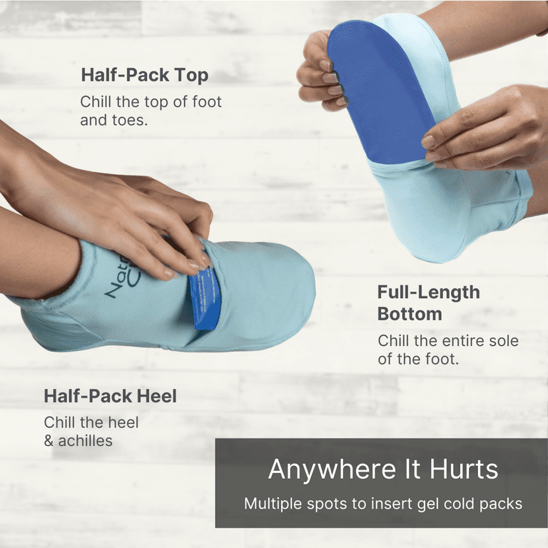 NatraCure Achilles Gel Heel Sleeve - 1 Piece, L/XL Size For Heel Protection & Comfort