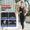 thumbnail image 2 of Chaleco pesado ZELUS Z-Fit para mujer, 4,5 kg, ajustable, 10 libras, 2 of 9