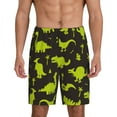 thumbnail image 1 of Fotbe Cute Cartoon Dinosaurs Pantalones Cortos de Pijama para Hombre, Ropa de Dormir, Pantalones de Pijama Cortos para Hombre-X-Large, 1 of 6