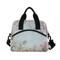 thumbnail image 2 of Lunch Bag Portable Crossbody Meal Bag Cooler Bag Insulated Lunch Bag Food Bag Handheld & Crossbody Design Cool Cartoon Small Flowers, 2 of 6