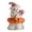 pumpkin swimming circle ghost_#h08, variant on Summerween Puppy Walking Ghost Figurine, Flower Crown Embellished Statue, Resin Decor for Halloween Home, Party and Backyard Styling
