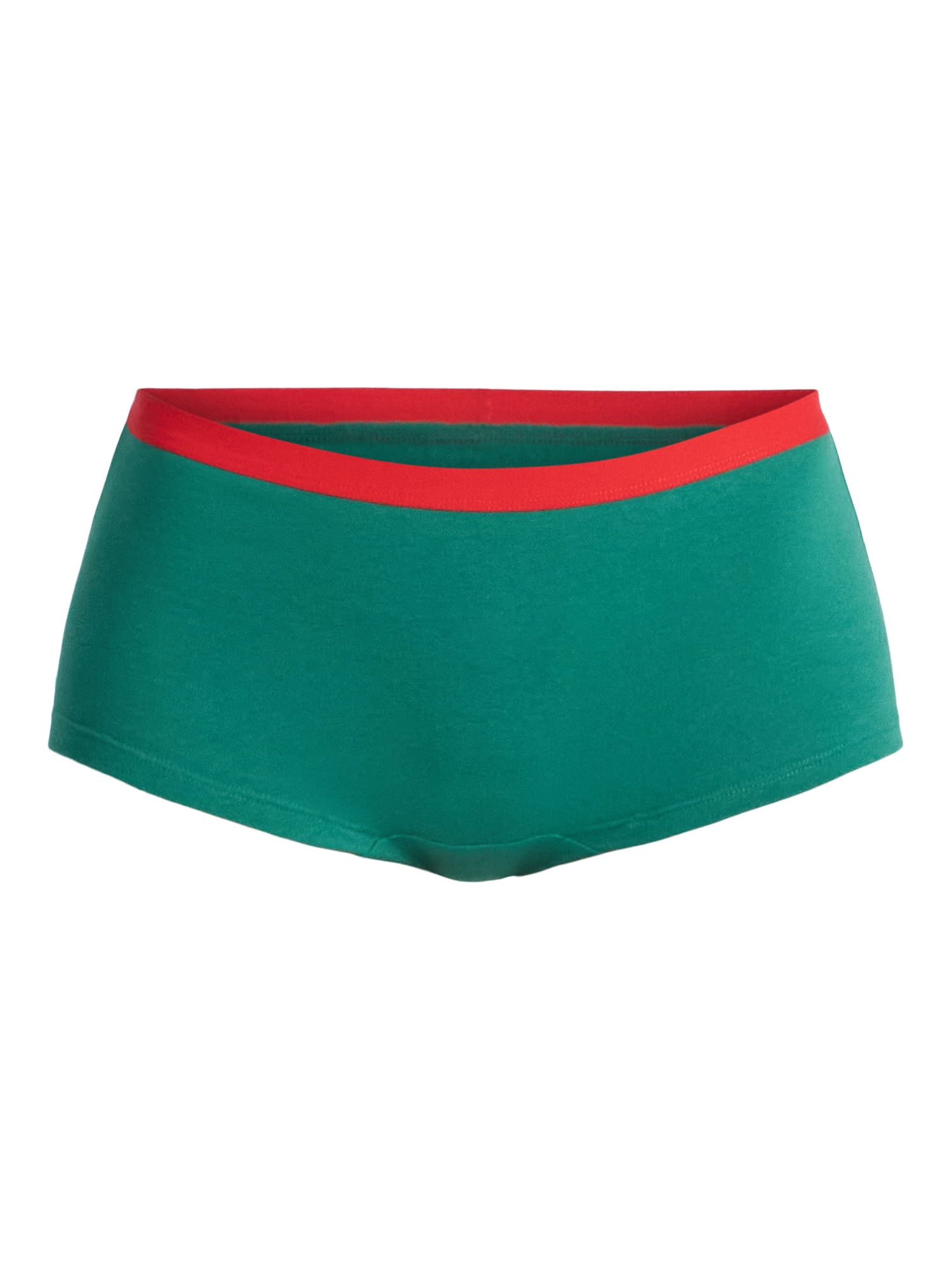 Holiday Time Women's Christmas Boyshort Panties, 3-Pack, Sizes S-XXL