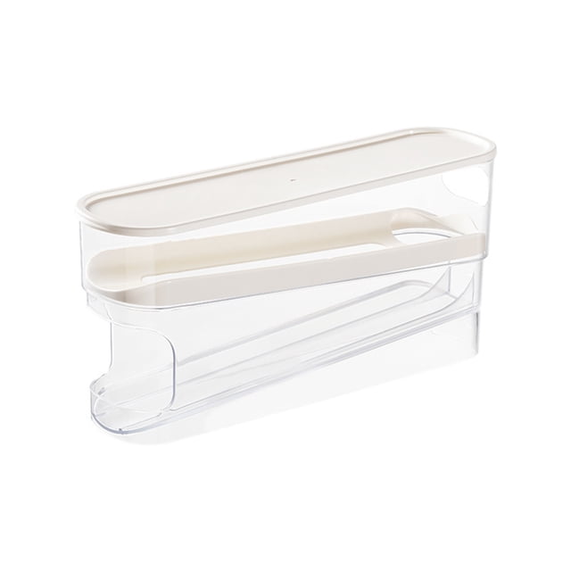 Promotion!Maojin Rejilla para huevos para refrigerador,bandeja de plástico apilable para huevos,contenedor de almacenamiento de huevos transparente para refrigerador (color transparente)