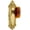 Lifetime Brass, variant on Grandeur 828101 Grande Victorian Solid Brass Non-Turning One-Sided Dummy - Brass