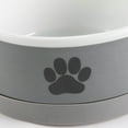 thumbnail image 2 of Bone Dry Ceramic Pet Bowls, Dishwasher Safe, Small Bowl Set, 4.25x2", Gray/Black, 2 Count, 2 of 5