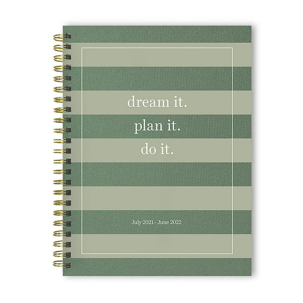 Academic Year July 2021 - June 2022 Dream Plan Do Medium Daily Weekly Monthly Planner Plus Coordinating Planning Stickers