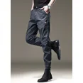 thumbnail image 4 of Pantalones cargo para hombre, pantalones negros para hombre, ajustados, para trabajo, de algodón, de color gris, para otoño, nuevos, de lujo, baratos, con venta al por mayor, tallas grandes, para call, 4 of 4