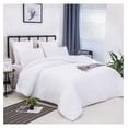 thumbnail image 5 of KriKac White Comforter Set Cal King Plain White Comforter California King Size Solid White Bedding Sets Cali King All White California King Comforter Bedding Quilt Pure White Cal King Comforter Sets, 5 of 6