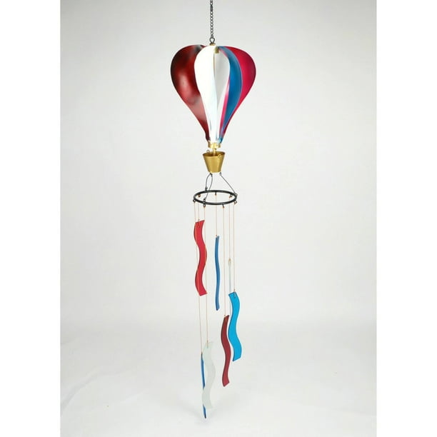 Gift Essentials Patriotic Hot Air Balloon Wind Chime Walmart Com Walmart Com