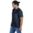 thumbnail image 4 of Atasi Short Kurta Mandarin Collar Tee Solid Short Sleeve Henley Shirt With Pocket, 4 of 7