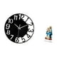 thumbnail image 5 of Reloj de pared grande,Reloj de pared acrílico silencioso y moderno,Reloj de pared grande para oficina,silencioso,fácil de leer y sencillo.,Letrero de mesa,Decoración de escritorio, 5 of 8