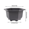 thumbnail image 1 of Typpkmm Rectangular Flowerpots Plastic Bonsai Plants Pot, 1 of 7