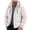 Pink, variant on WRKEKC Winter Coats for Men Color Block Hooded Puffer Jacket Zip-Up Windproof Thick Warm Outerwear for Mountain Outdoor Activities