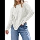 thumbnail image 2 of Suéteres de Cuello Redondo de Punto Extragrandes para Mujer L, 2 of 8