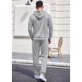 thumbnail image 4 of COOFANDY Sweatsuit for Men Travel Hoodie and Sweatpants Set 2 Piece Casual Athletic Tracksuit Sets, 4 of 6