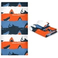 thumbnail image 6 of Coolnut 3 PCS Towel Shark Pattern Cotton Bath Towel Set (1 Bath Towel, 1 Hand Towel, 1 Washcloth) for Bathroom, Super Soft and Quick Dry Towels, 6 of 6