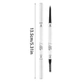thumbnail image 3 of Double Tip Extremely Fine Eyebrow Pencil - Hard Core Waterproof, 0.7oz, 3D Ultra-Fine, Retractable, Dual-Ended, Sweatproof, Smudge-Resistant, Makeup Tool for Women, Daily Use 1 PC*5, 3 of 9