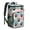 Dark-green, variant on Cooler Backpack, Insulated Leakproof Soft Cooler Holds 26 Cans, Built-in Bottle Opener for Beach, Camping, Hiking & Picnic.Watercolor Paw Print Paradise