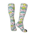 thumbnail image 4 of Easygdp Space Doodle Fashionable Adult Sockings&Sports Sockings&Breathable Sockings, Non-Pilling,Contrasting Color Design, 4 of 9