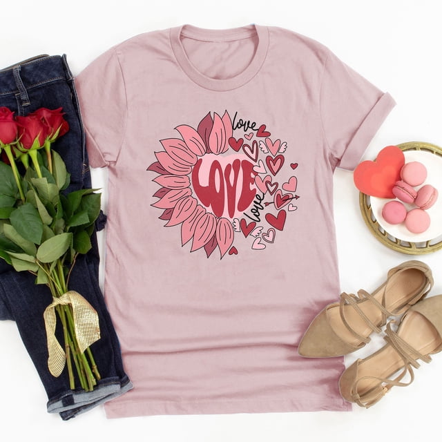 T-shirt à Manches Courtes Imprimé Col Rond Mode Femme Décontracté Ample