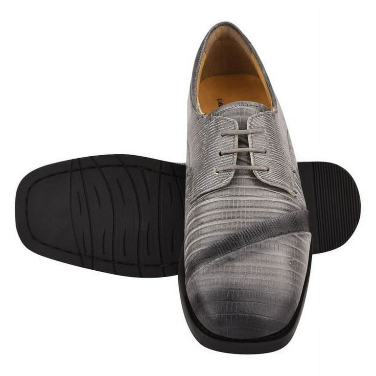 LIBERTYZENO Boy Kids Leather Dress Shoes Boys Wedding Shoes for Kids, Gray  - Walmart.com