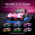 thumbnail image 2 of Desktop Drift RC Car for Adults, 1/43 Scale 2.4G Full Proportional Remote Control Vehicle with Gyro & 8 Light Modes, Waking Lion Racing Sport Cars, Pink, 2 of 7