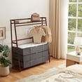 thumbnail image 4 of Lifewit 4PCS 95L Contenedores de Almacenamiento debajo de la Cama, Organizadores de Cl&oacute;set Plegables, Bolsas de Almacenamiento debajo de la Cama con Asa Reforzada para Mantas, Ropa, S&a, 4 of 10