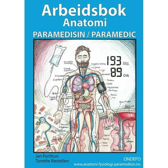 Arbeidsbok Anatomi for Paramedisin og Paramedic: (heftet, norsk), (Paperback)