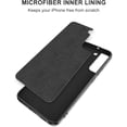 thumbnail image 5 of Samsung Galaxy S22 Plus Case with Ring Stand [360° Rotatable Ring Holder Magnetic Kickstand] [Soft Microfiber Lining] Slim TPU Shockproof Protective Phone Case for Galaxy S22+ 5G Black, 5 of 12