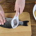 thumbnail image 5 of Plastic Fish Cleaning Tool Scales Scraping Device Home Cooking Manual Scraper, 5 of 7
