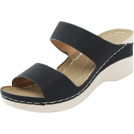 

Women Wide Width Orthopedic Shoes Wide Blue Sandals for Women Reef Sandals for Women Womens Arch Support Flip Flops Women Dressy Sandals