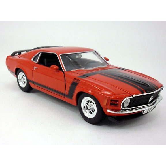 Welly ford Mustang Boss 302 1970 Model Car, Diecast Red