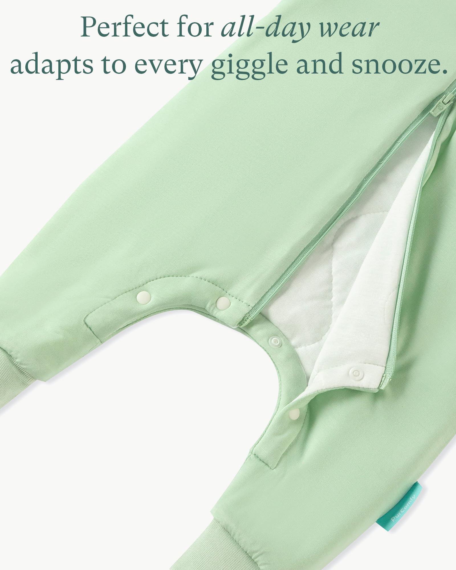 PurComfy Supersoft Baby Safe Sleep Sleepsuit, Zipper + Snap for Easy Diaper Changes 15-24 Months, Berry