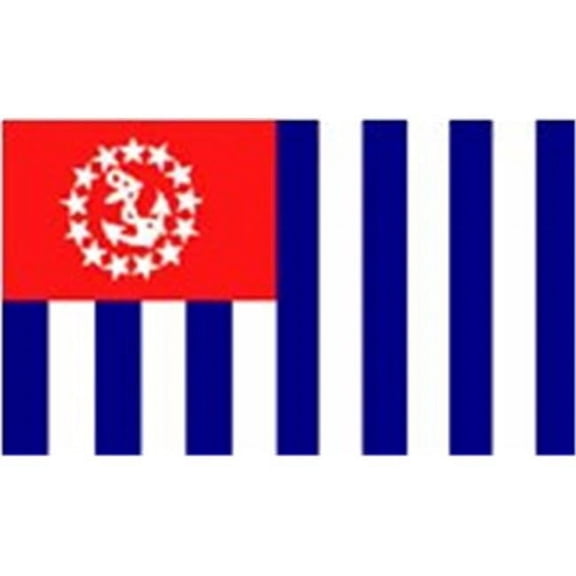 Annin Flagmakers 252100WE 12 in. X 18 in. U.S. Power Squadron Flag