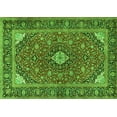 thumbnail image 1 of Ahgly Company Indoor Rectangle Persian Green Traditional Area Rugs, 2' x 4', 1 of 1
