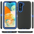 thumbnail image 6 of Xhy Samsung Galaxy S23 Plus Case Military Grade Heavy Duty Protection 3 in 1 Shockproof Armor Rugged Durable Detachable for Galaxy S23 Plus Phone - Black+Dark Blue, 6 of 7